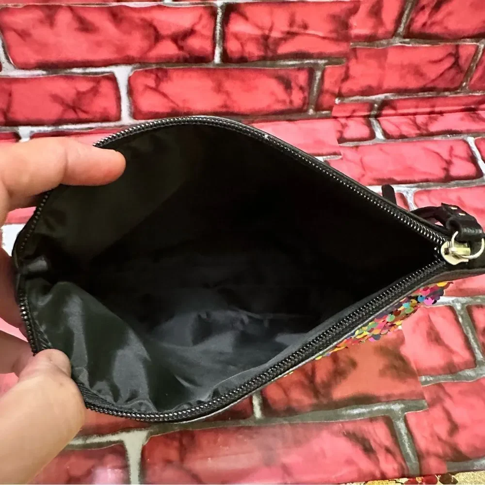 Victoria’s Secret Rainbow Sequin Makeup Bag
